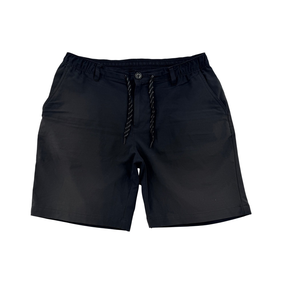 Chubbies Mens Everyday Performance Shorts Black 8 Inch Inseam Size Large Stretch